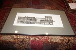 Artwork Pencil Art Signed Detail of Mainstreet Coffee Cup Cafe 1525
