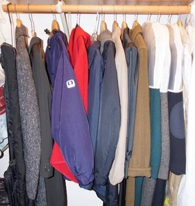Clothing Mens Womans Coats Jackets Dress Coat Leisure LLBean London Fog J.Gallery Janska Red Wool Etc
