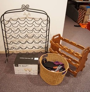 Home DeCor Wine Rack Baskets Etc