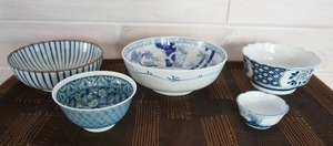 Collectible Fine Porcelain Asian Bowls and Linen Table DeCor