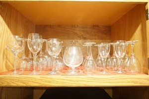 Collectible Crystal Stemware Four of Each Size Same Pattern