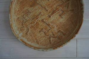 Art Work Wall Art Signed Pottery Round Platter Dancers