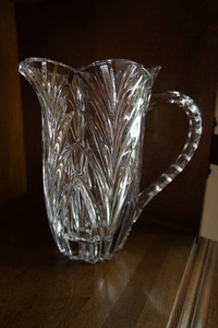 Collectible Crystal Cut Glass Pitcher