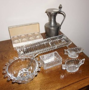 Collectible Entertaining Glassware Pewter