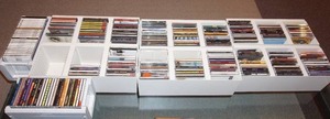 Music CDs and Storage Cases