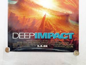 lot 31 image: 1998 Deep Impact Double Sided Original Advance Movie Theater Poster