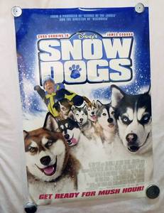 lot 37 image: 2002 Disneys Snow Dogs Double Sided Original Movie Theater Poster