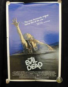 lot 16 image: 1983 The Evil Dead Single Sided Original Movie Theater Poster