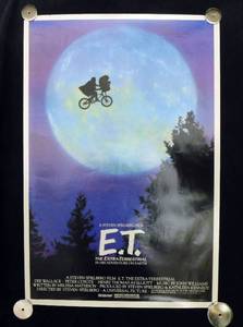 lot 7 image: 1982 ET - The Extra Terrestrial Single Sided Original Movie Theater Poster