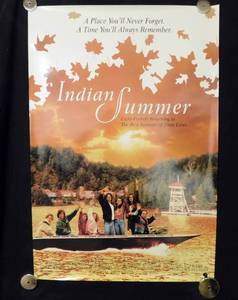 lot 63 image: 1993 Indian Summer Double Sided Original Advance Movie Theater Poster