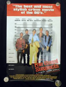 lot 57 image: 1995 The Usual Suspects Single Sided Movie Theater Poster