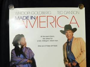 lot 74 image: 1993 Made in America Double Sided Original Movie Theater Poster