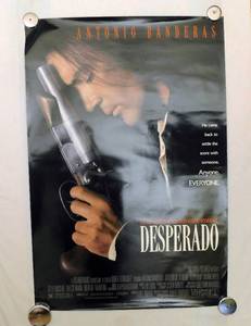 lot 72 image: 1995 Desperado Double Sided Original Movie Theater Poster
