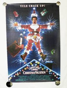 lot 1 image: 1989 National Lampoons Christmas Vacation Single Sided Original Movie Theater Poster