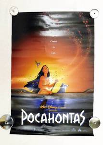lot 56 image: 1995 Walt Disney Pictures Pocahontas Single Sided Movie Theater Poster