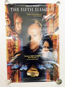 lot 23 image: 1997 The Fifth Element Double Sided Original Movie Theater Poster