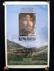 lot 26 image: 1985 King David - The Story of the Man Single Sided Original Movie Theater Poster