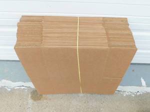 lot 53 image: Lot of 25 Corrugated Shipping Boxes