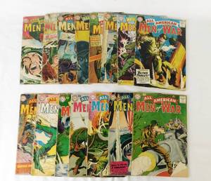lot 25 image: 15 Vintage 1950s DC Superman National Comics All American Men of War Comic Books