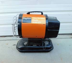 lot 26 image: Dayton Ultra Portable Heater 55,000 BTU