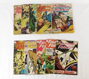 lot 43 image: 10 Vintage 1950s and 1960s DC Superman National Comics Fighting Forces Comic Books