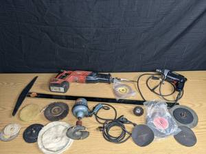 lot 36 image: HILTI Saw, Shetland Electric Polisher, Craftsman Electric Drill and More