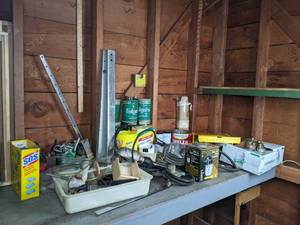 lot 30 image: Various Shop Items Including Nails, Bolts, Bulbs and More