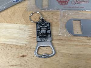 lot 38A image: New Bar Items- Miller Lite, Coors Light, Sam Adams, Jagermeister, Grain Belt Premium & Keychain