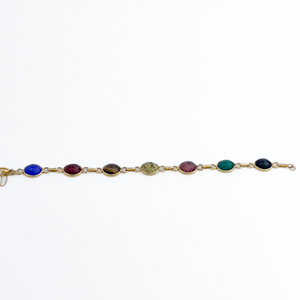 lot 89 image: Scarab (120 12Kt) Gold Filled Bracelet.