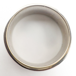 lot 9 image: Tessler & Weiss Wedding Band - Ladys White 14K Ring. Size 6.25 - 6.5.