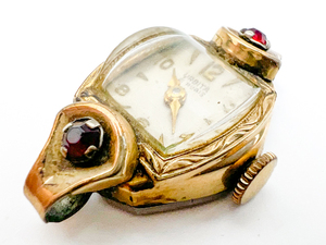 lot 117 image: Urbita 12 Rubies 21 Jewel gold plated 10k Mechanical Watch. Not working