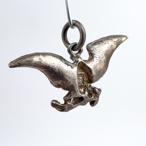 lot 76 image: Eagle, Unknown Maker, Sterling Silver Solid Cast Charm.