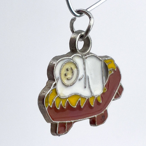 lot 95 image: Baby in a Manger - Christmas, Unknown Maker, Sterling Silver Enamel Charm.
