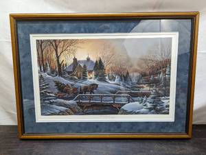 lot 50 image: Framed Terry Redlin Heading Home Print