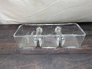 lot 78 image: Glass Divided Dish