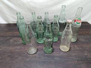 lot 86 image: Collection Of Vintage Coca-Cola Bottles