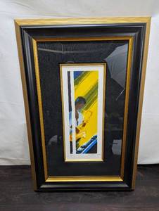 lot 90 image: Framed Jazz Emotion Print By Emile Bellet