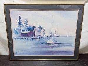 lot 91 image: Framed Art Print