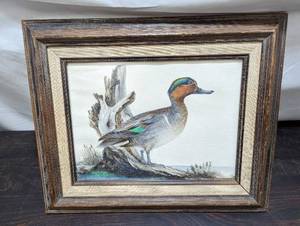 lot 95 image: Framed Watercolor Art