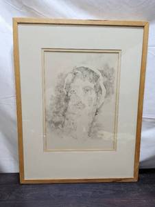 lot 98 image: Framed Watercolor Painting