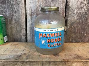 lot 24 image: Vintage MAXWELL House Coffee Jar