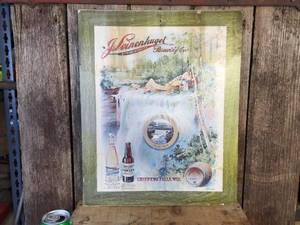 lot 28 image: Vintage J. Leinenkugel Brewing Co. - Litho Posterboard