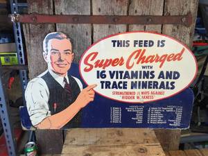 lot 33 image: Nifty Super Charged Feed Advertiser Sign