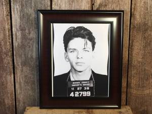 lot 48 image: Early Frank Sinatra Mug Shot Framed Print
