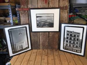 lot 51 image: 3 Black & White Architectural - Landscape PhotosPrints
