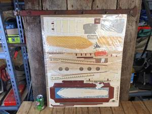 lot 53 image: Vintage Flagship of the Star - Kist Fleet Paper Ship Model