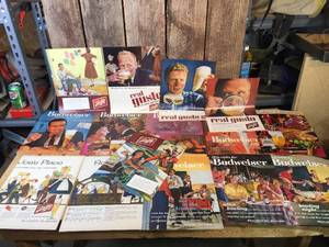 lot 64 image: Variety Vintage Beer Magazine Ads