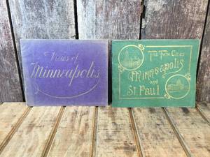 lot 68 image: Antique MinneapolisTwin Cities Souvenir Photo Books