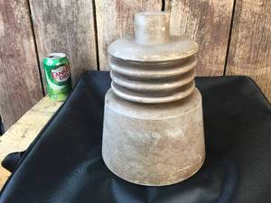 lot 83 image: Vintage Large Grey Ceramic Insulator