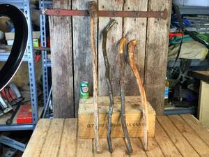 lot 95 image: 4 Wooden - Carved Walking Sticks